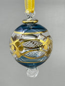 Small Globe - Egyptian Hand Blown Glass Ornament