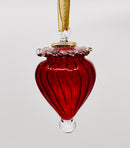 Small Tear Drop Ornament - Egyptian Hand Blown Glass