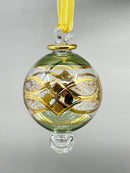 Small Globe - Egyptian Hand Blown Glass Ornament