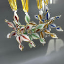 Spiral Star Glass Ornament Multi Color - Egyptian Handblown